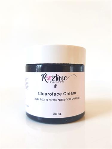 קרם פנים לעור שמן- מומלץ לאקנה- Clearoface Cream