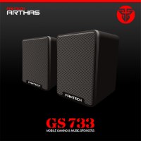 רמקולים לגיימינג שחור/לבן Fantech GS733 Gaming Speaker