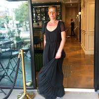 רטרו שיפון שחורה