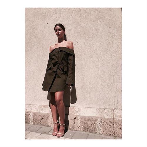 שמלת ביוטי זית