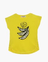 חולצה בנות טריקו מעוצבת בננות