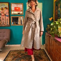 טרנץ' צמר ארוך ומחמם מידה XL