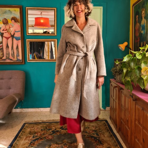 טרנץ' צמר ארוך ומחמם מידה XL