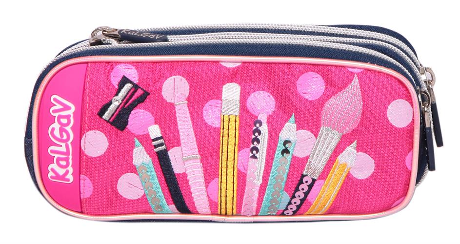 קלמר 2תאים מתרחב עפרונות גינס פוקסיה