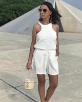 מכנס ג'ואנה לבן