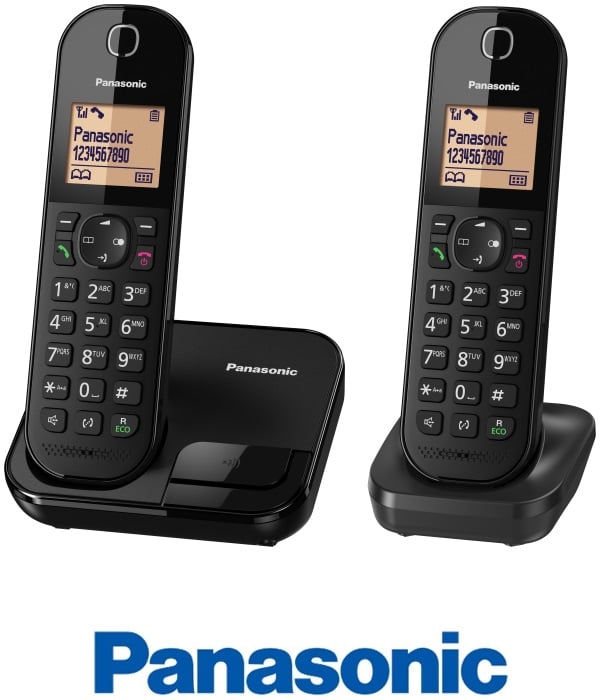 Panasonic טלפון אלחוטי + שלוחה אחת דגם KXTGC412MBB