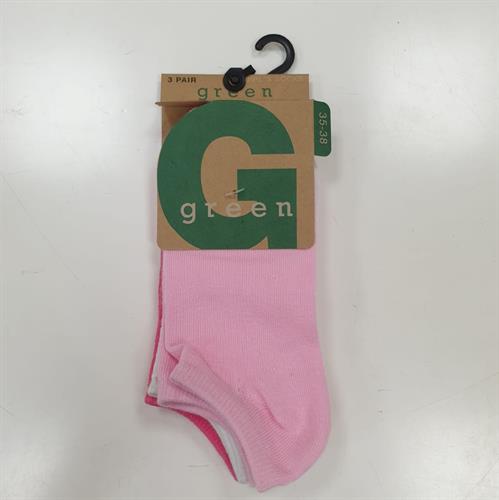 מארז 3 זוגות גרבי קרסול ילדות