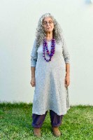 טוניקה מדגם קשת בצבע אפור מלאנז׳