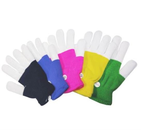 זוג כפפות לד