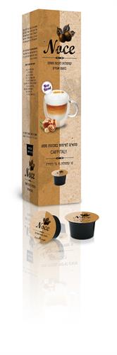 10 קפסולות אגוזי לוז תואם קפיטלי nocciola אספרסו מור