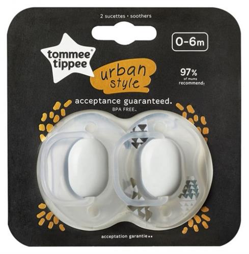 זוג מוצצים עיצוב אורבני טומי טיפי Closer to Nature Urban style 0-6