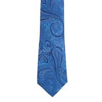 עניבה פייזלי כחול ים