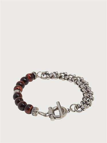 Salvatore Ferragamo  beads and chain bracelet size M