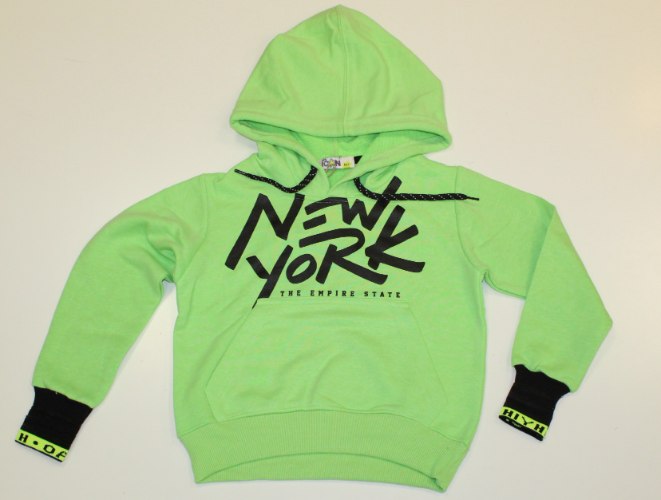 קפוצ'ון ילדים מעוצב N.Y ירוק