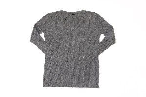 סריג צווארון וי בייסיק נשים