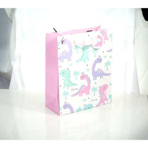 שקית מתנה דינוזאורים גדול