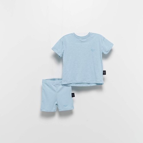 חליפת בייסיק טייץ  MOINOI 6M-5Y תכלת