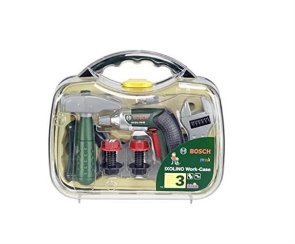 Bosch מזוודת כלים שקופה+מברגה מיני