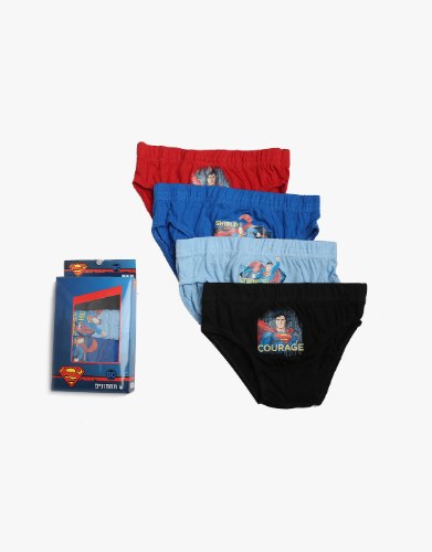 4 תחתונים סופרמן בנים