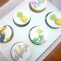 משטח טקסטורה גן טרופי תוכי