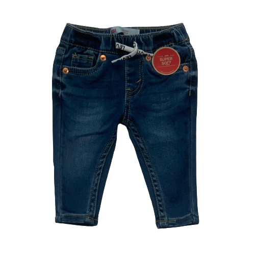 ג'ינס גומי תינוקות LEVIS SKINNY TAPER כחול 3M-24M