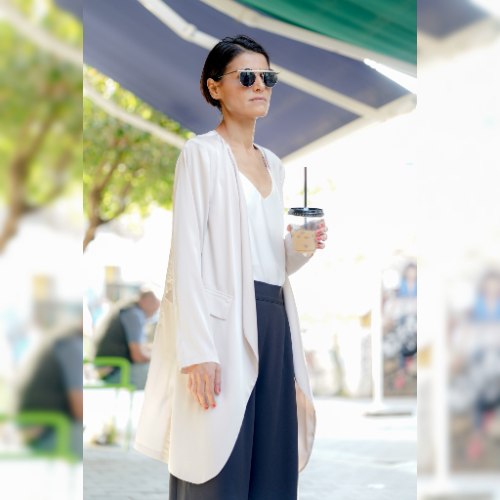 ג'קט מחוייט CLASIC - אבן