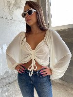 חולצת קורי לבן