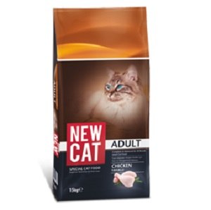 NEWCAT מזון לחתולים 15 קג
