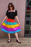 שמלת חגיגה אורך ברך מידה L/XL