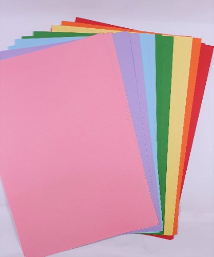 בריסטולים צבעוניים A4 - מארז 14 יח'