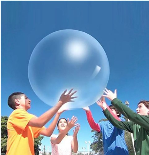 כדורי בועות מתנפחים בגדלים וצבעים שונים