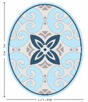 עיצוב איזור האסלה – מדבקה (39 ₪) שטיחון (88 ₪) סט (119 ₪) תכלת אפור TIVA DESIGN