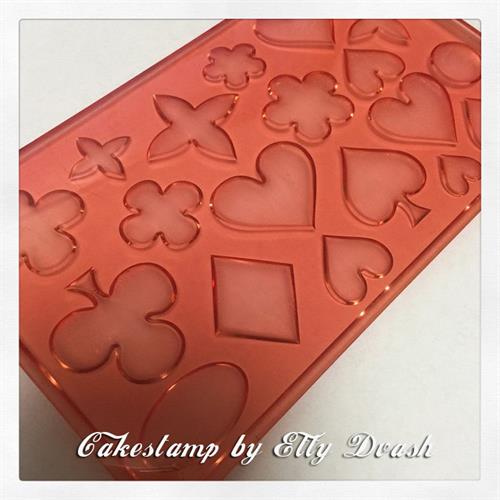 תבנית צורות לקישוט - סט אחד - ליצירה בשוקולד ובצק סוכר