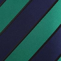 עניבה פסים כחול ירוק