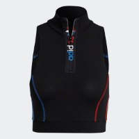 טופ ADIDAS ORIGINALS שחור רוכסן