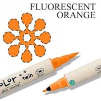 טוש בד זיג דו"צ - כתום זוהר 002