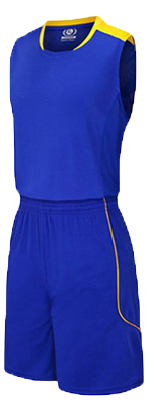 תלבושת כדורסל בעיצוב אישי Blue דגם #6018