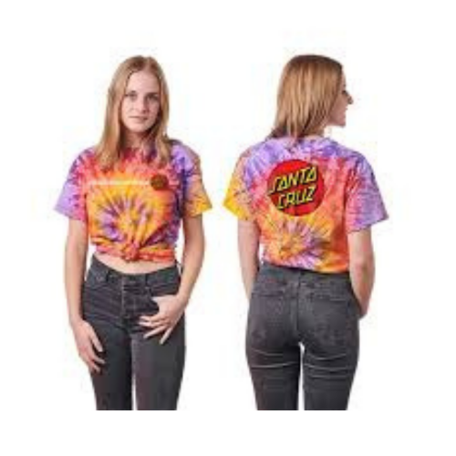 SANTA CRUZ Classic Dot Fitted Crew S/S Santa Cruz Womens T-Shirt