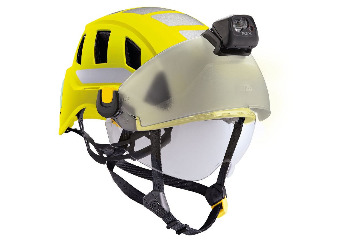 petzl helmet with light