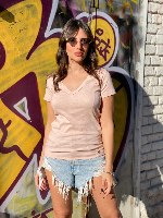 טישרט V בייסיק פיין ריב