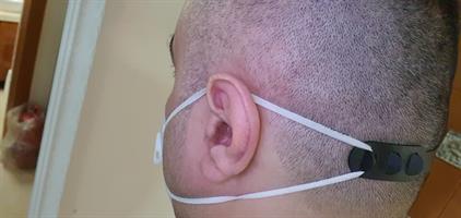 מחזיק מסיכה מתכוונן 6 וריאציות נגד החלקה להקלה באוזניים בעת חבישת מסיכה מתאים לכל המסכות