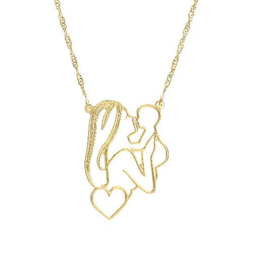 שרשרת דמות אמא וילד דגם LA017