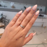 טבעת נישואין  משולבת צהוב ולבן מזהב 14 קאראט- דגם M39