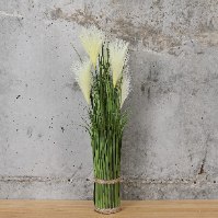 זר נוצה לבנה נמוך