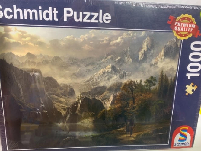 פאזל מראה מפה פסטורלי 1000חלקים