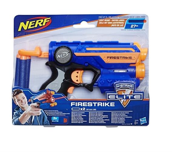 Nerf כחול/כתום – FIRESTRIKE BLASTER