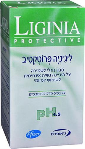 ליגיניה פרוטקטיב סבון נוזלי אינטימי על בסיס מרכיבים טבעיים 200 מל
