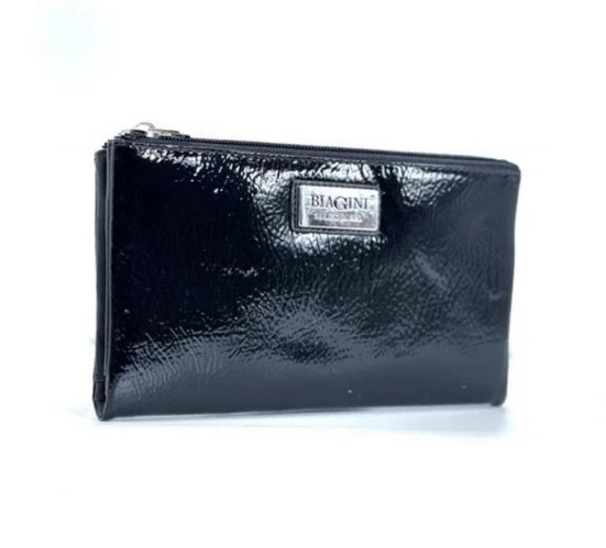 ארנק דמוי עור גדול שחור לק 4062