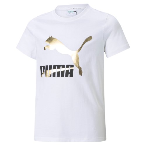 טי שירט PUMA לוגו זהב - 3-16 שנים