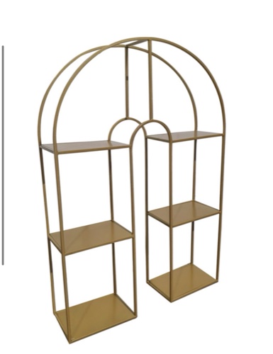 נשית מדפים קשת זהב